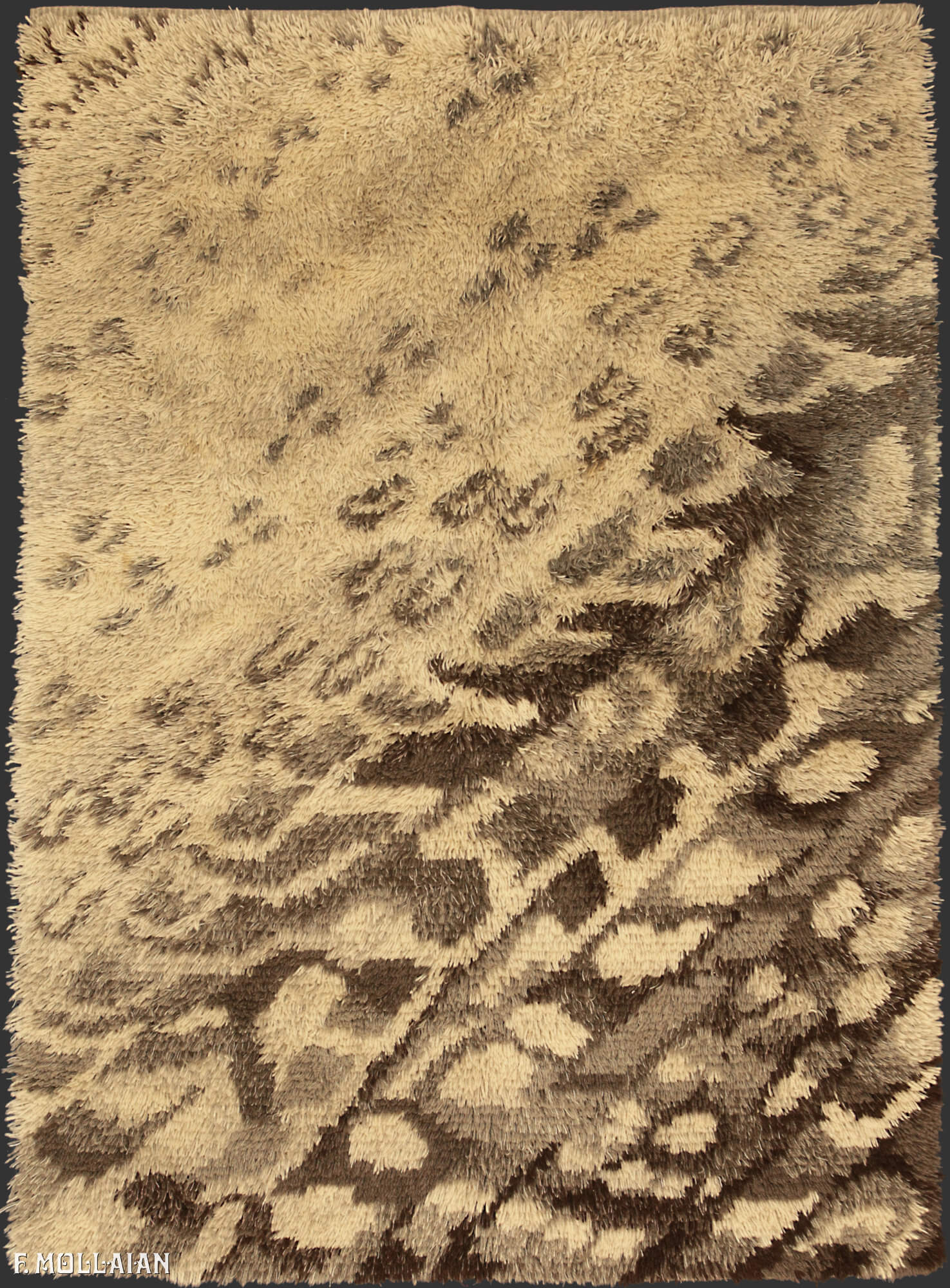 Tapis Suédois Semi-Antique Rya n°:61388641